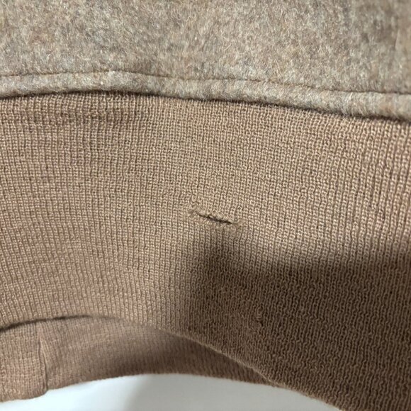 Vintage Gokey’s Suede Shoulder patch brown wool sweater - Medium/ Large - Picture 4 of 14